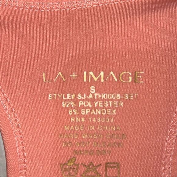 LA+Image Women's Size Small Racer Back Sports Bra - Picture 3 of 7